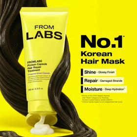 FROMLABS deep conditioning protein hair mask jar open