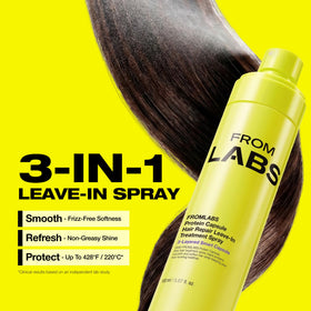 FROMLABS hair care routine set displayed on a bathroom counter