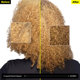 FROMLABS hair mask application on hair