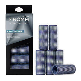 Fromm ProVolume 0.75-inch self-grip ceramic hair rollers front view