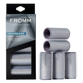 Fromm ProVolume 1-inch self-grip hair rollers in packaging