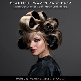 Fromm ProVolume hair rollers demonstrating self-grip design