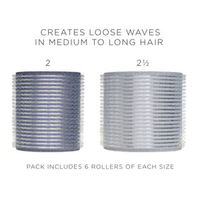 Fromm ProVolume Hair Rollers displayed with styling tools