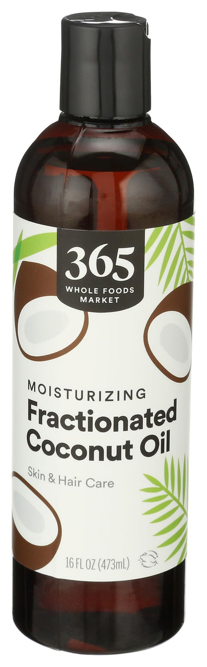 Front view of 365 by Whole Foods Market Moisturizing Fractionated Coconut Oil 16 Fl Oz