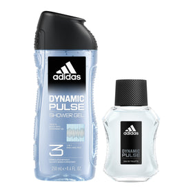 Front view of adidas Dynamic Pulse Eau de Toilette bottle
