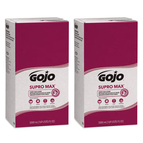 Front view of GOJO PRO TDX Supro Max Cherry Hand Cleaner Refill 5000 mL