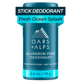Front view of Oars + Alps Men's Deodorant 2.6oz with Ocean Splash scent