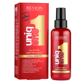 Front view of REVLON PROFESSIONAL UniqOne 10-in-1 Hair, Classic, 5.1 Fl Oz