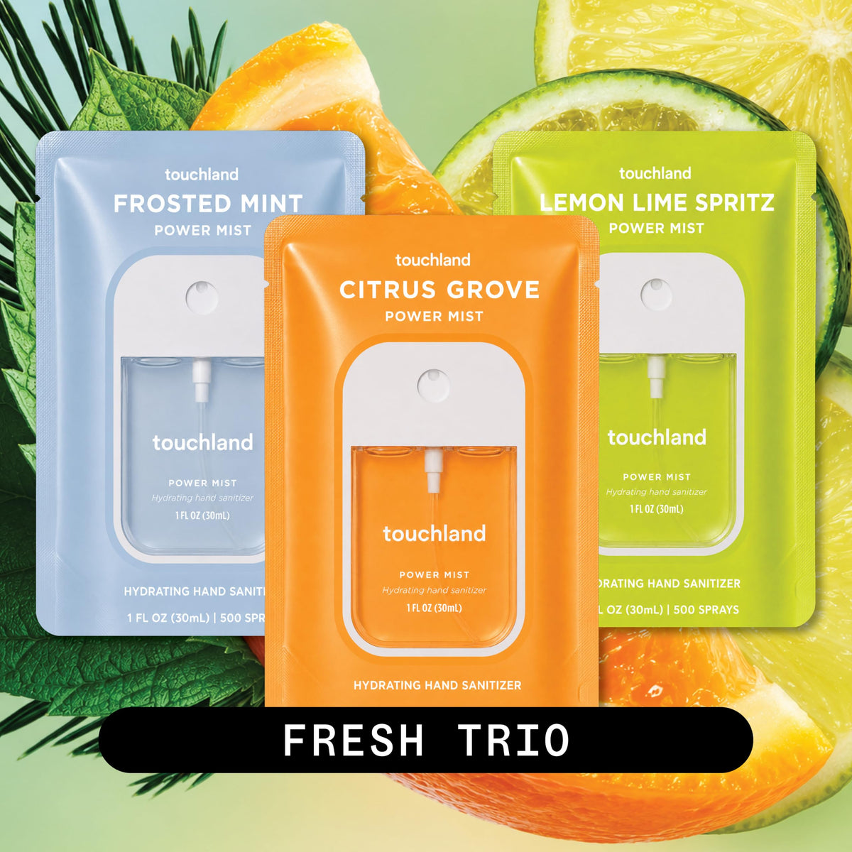 Frosted Mint hand sanitizer spray from Touchland