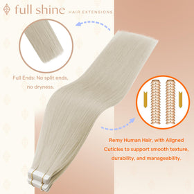 Fshine tape-in extensions showing double-sided tape