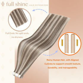 Fshine Tape in Hair Extensions close-up of the double-sided tape