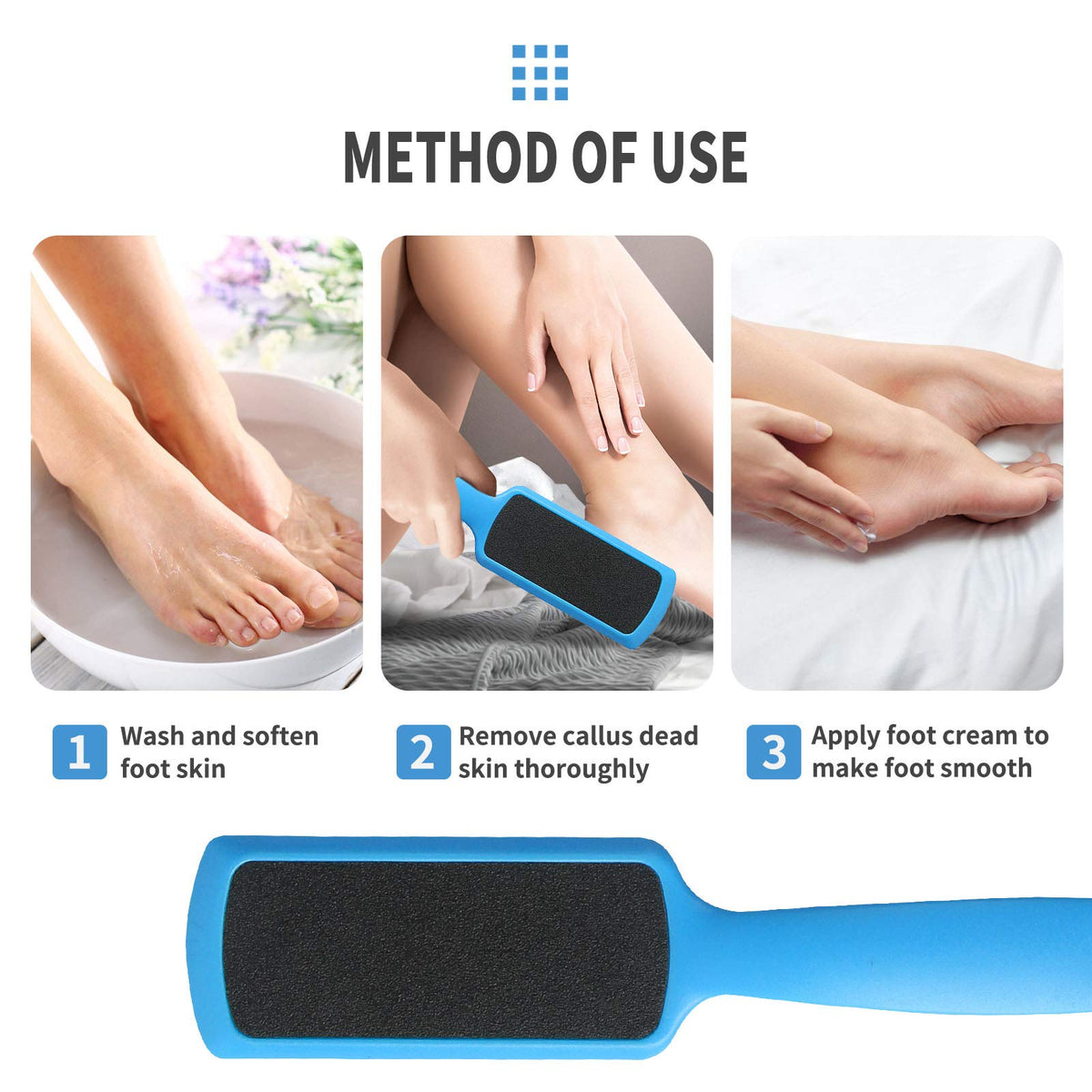 Fu Store Pedicure Foot Files packaging front view