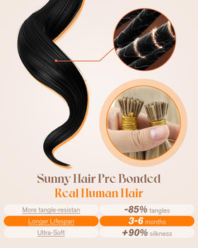 Full pack of Sunny Hair extensions with 50g of Remy hair