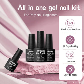 Full set of manicure tools included in JEWHITENY kit