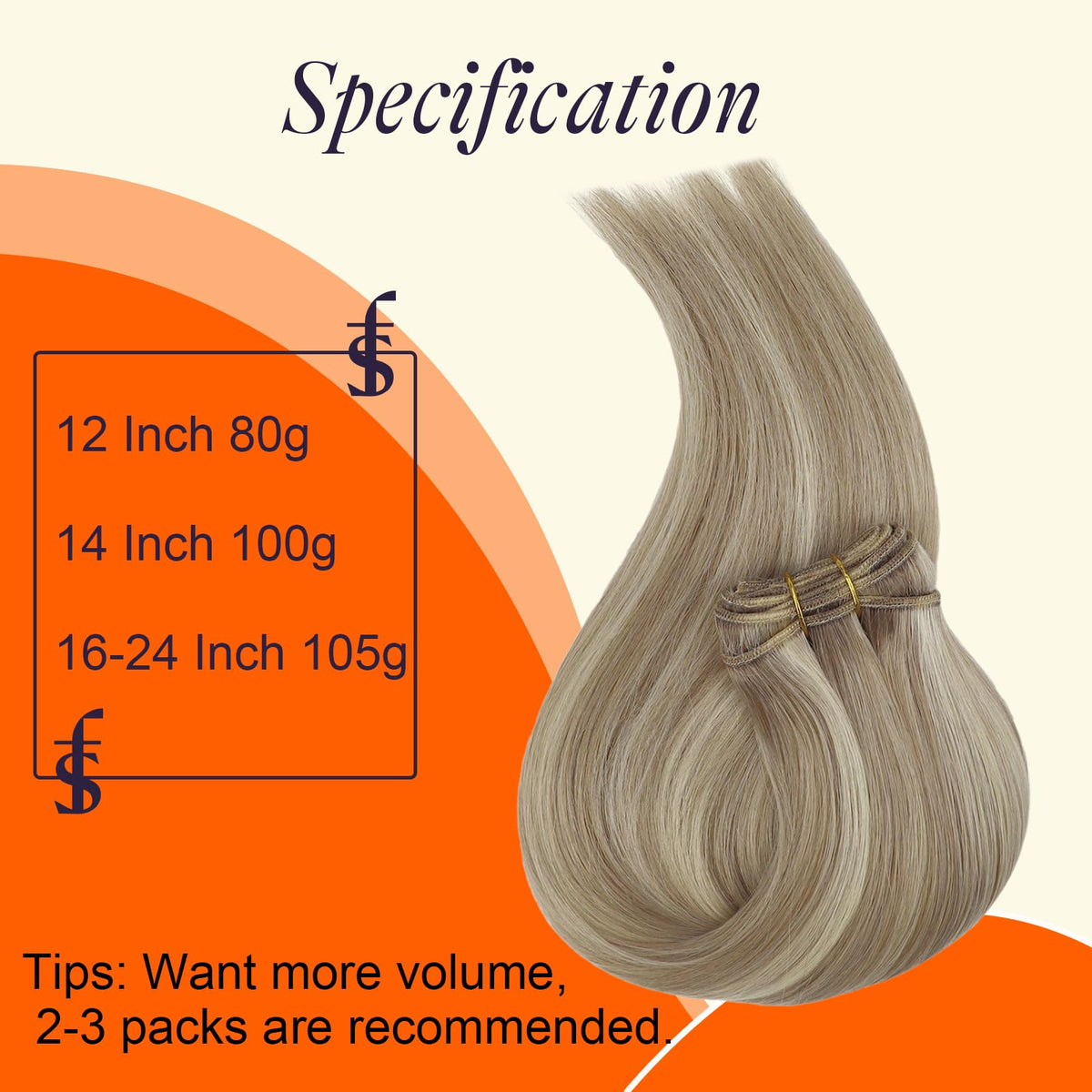 Full Shine 12 Inch 80g Remy Human Hair Extensions displayed with colour options