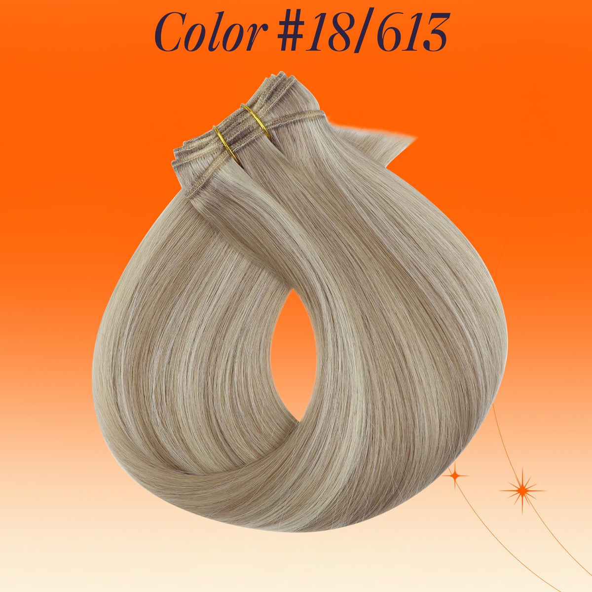 Full Shine 12 Inch 80g Remy Human Hair Extensions packaging