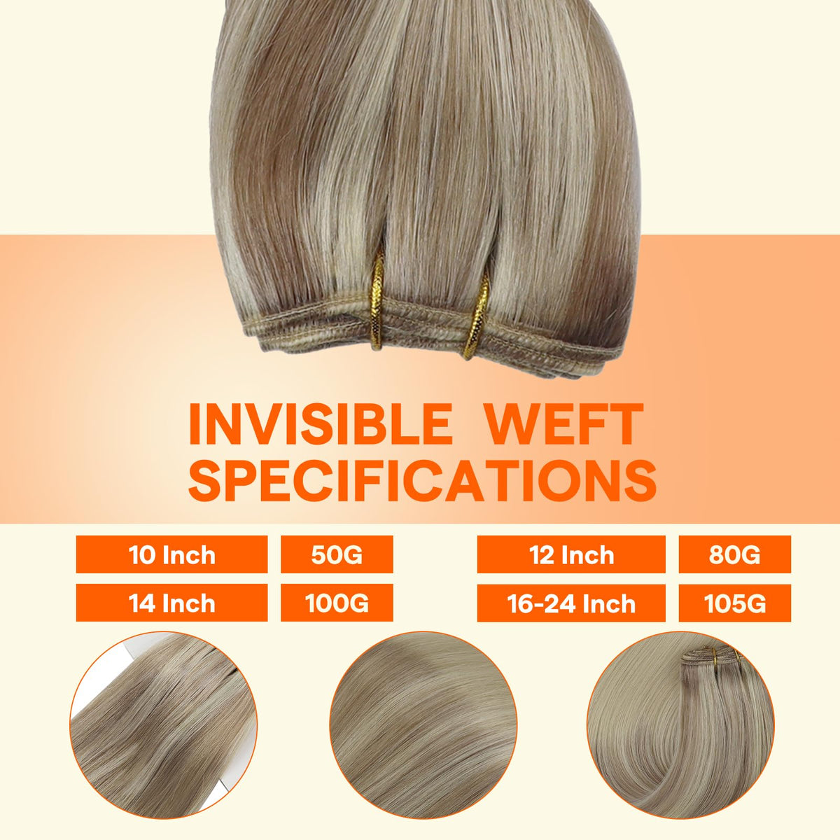 Full Shine 12 Inch Weft Hair Extensions displayed in packaging