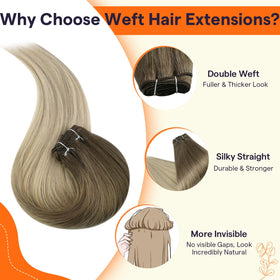 Full Shine 12 Inch Weft Hair Extensions packaging