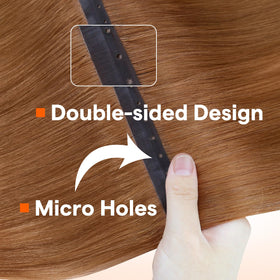 Full Shine 18 Inch Butterfly Weft Hair Extensions installation process