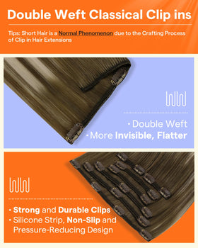 Full Shine 18 Inch Clip in Extensions packaging