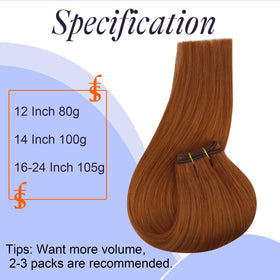 Full Shine 18 Inch hair extensions packaging