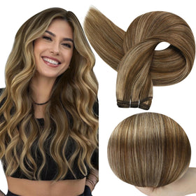 Full Shine 18-inch sew in hair extensions front view