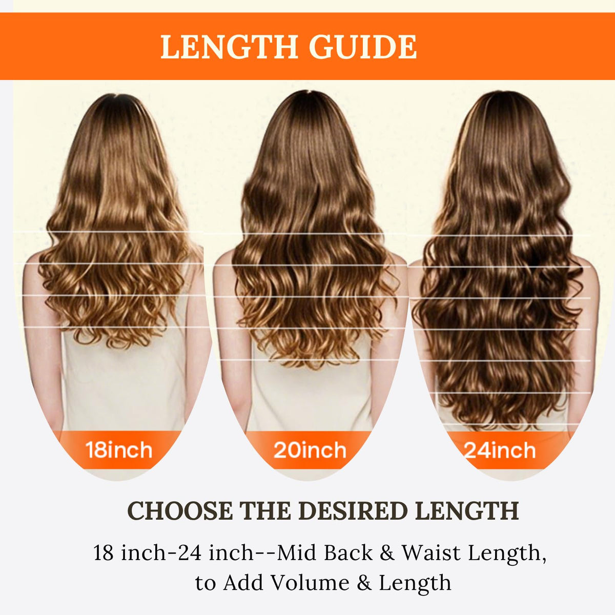 Full Shine 18 Inch Weft Hair Extensions styled in a ponytail
