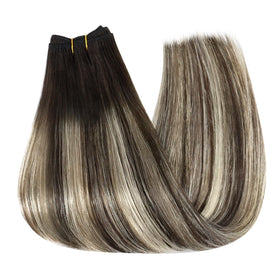 Full Shine 20 Inch Weft Hair Extensions close-up of texture