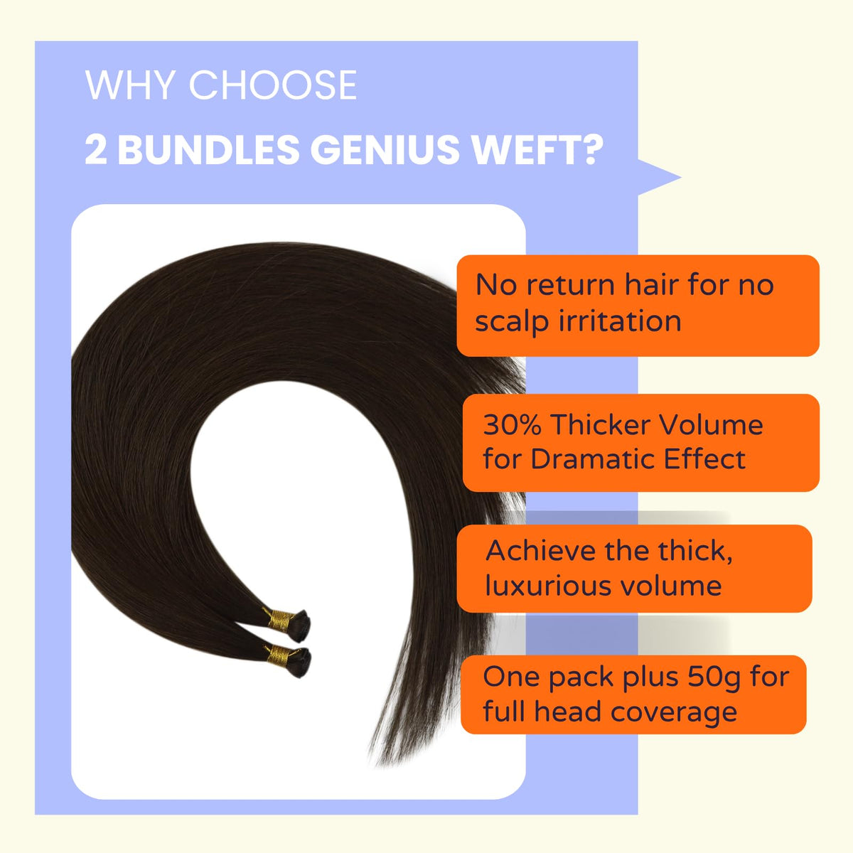 Full Shine 22 Inch Hand Tied Weft Human Hair Extensions displayed with color options