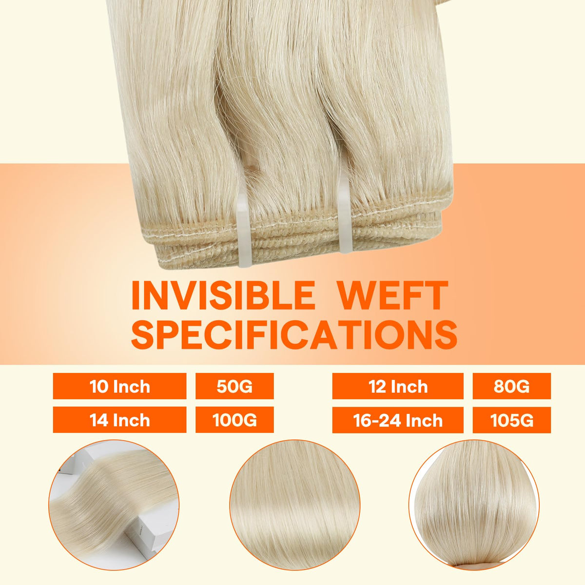 Full Shine 22 Inch Weft Hair Extensions displayed with packaging