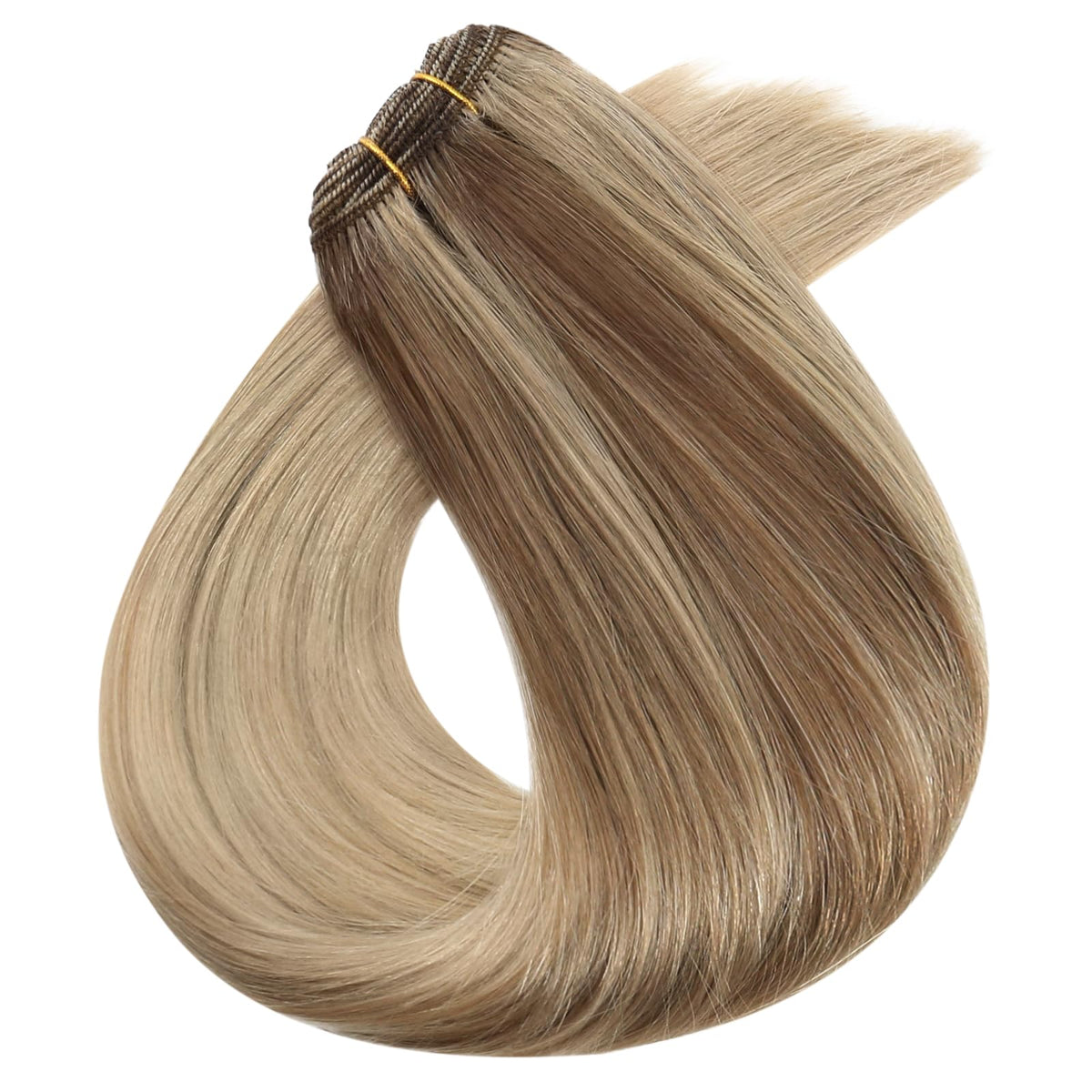 Full Shine 24 Inch Invisible Weft Hair Extensions displayed with various colour options