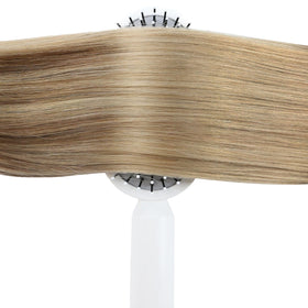 Full Shine 24 Inch Invisible Weft Hair Extensions showing double weft construction