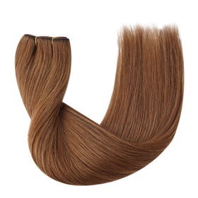 Full Shine 24 Inch Weft Hair Extensions on a mannequin