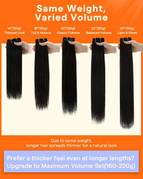 Full Shine Blonde Clip-In Hair Extensions 24 Inch with highlights