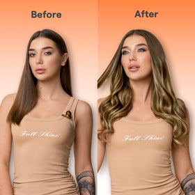 Full Shine Butterfly Weft Hair Extensions in various colours