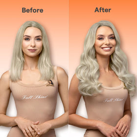 Full Shine Butterfly Weft Hair Extensions installation process