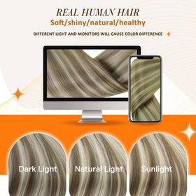 Full Shine Clip-in Extensions in a beautiful hairstyle