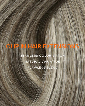 Full Shine clip-in extensions in various lengths