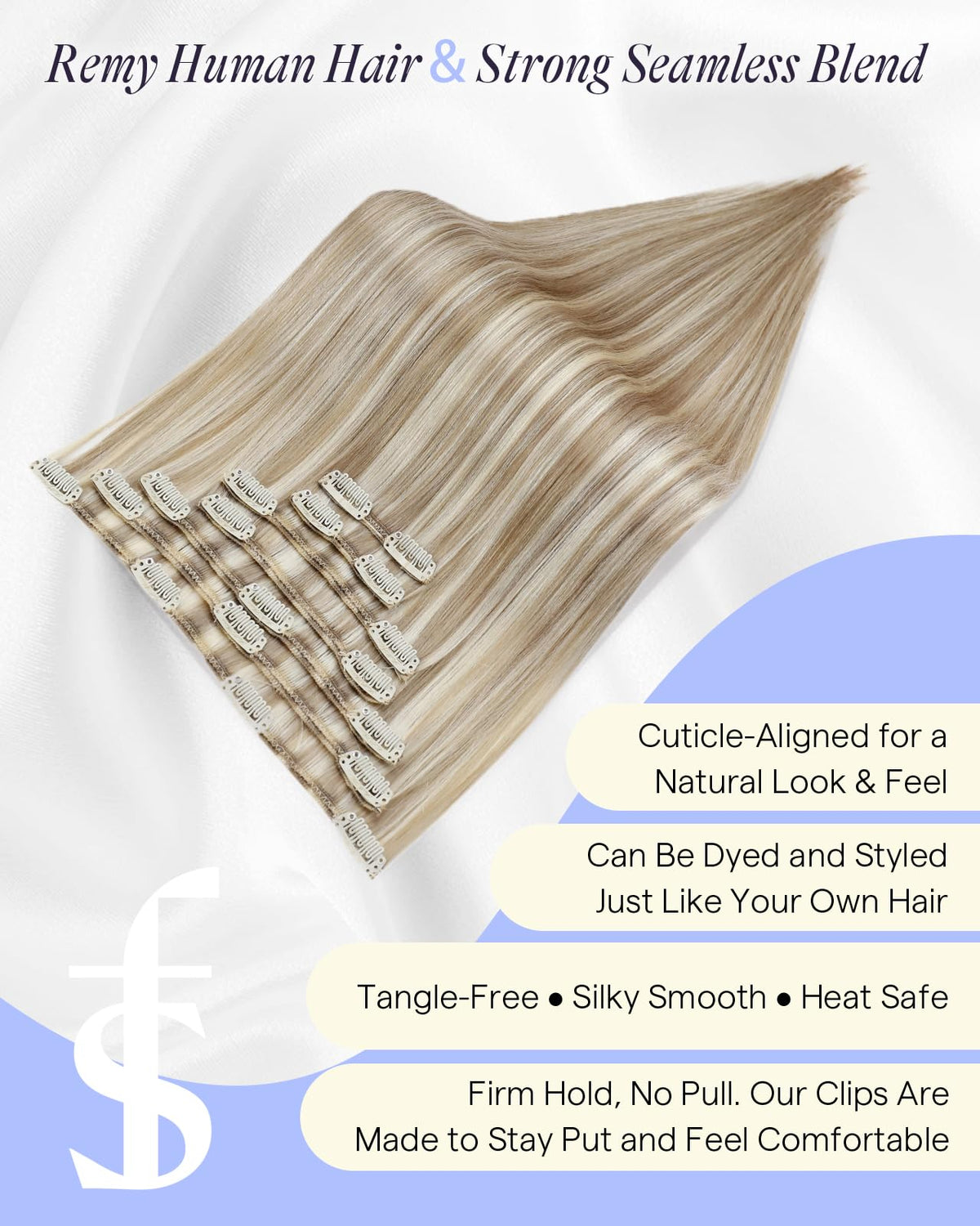 Full Shine clip-in extensions packaging