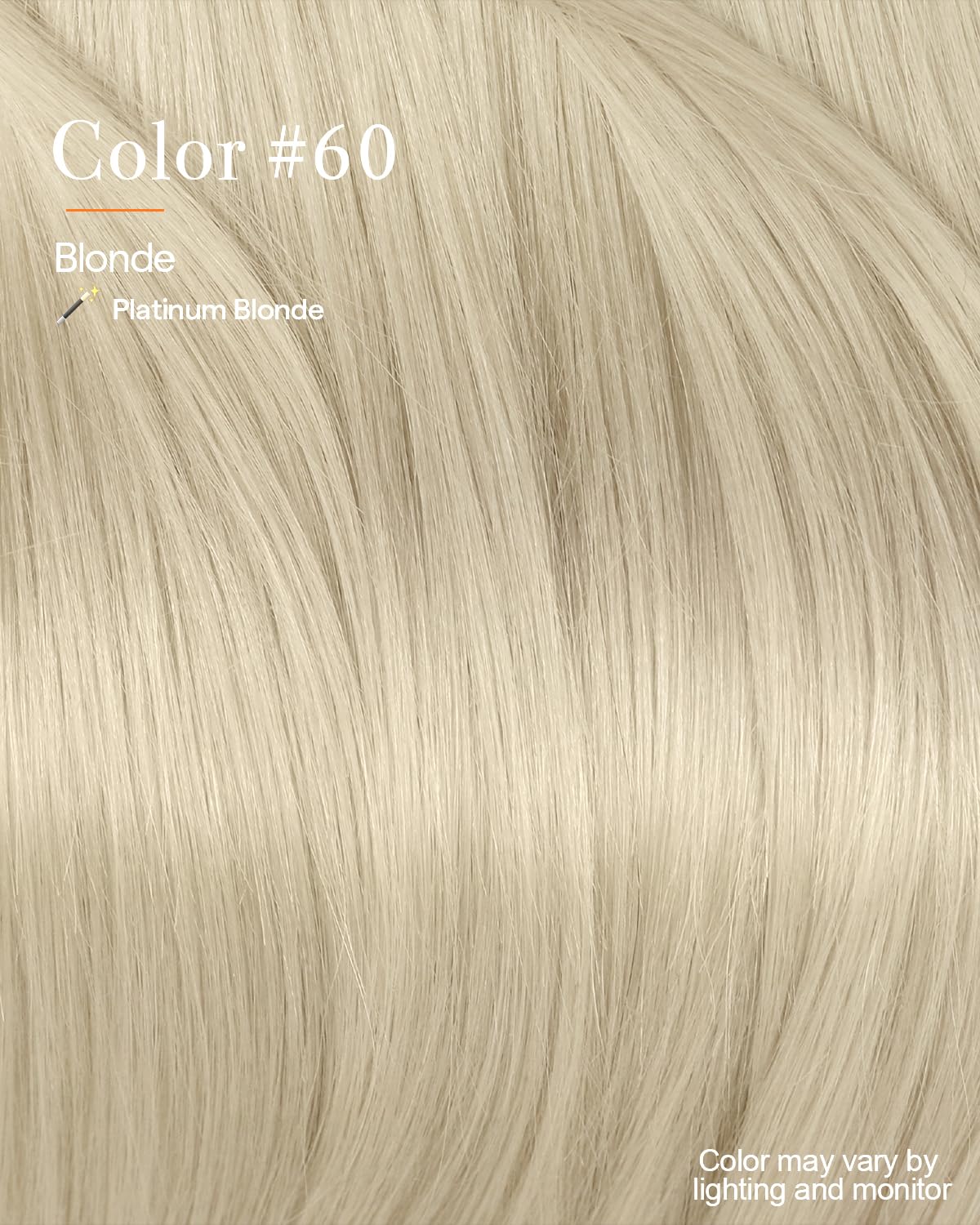 Full Shine Clip in Extensions showing texture and shine