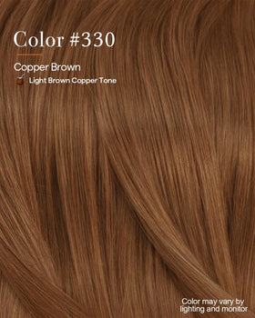 Full Shine Clip-In Extensions styled in loose waves