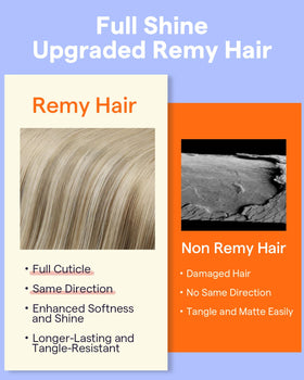 Full Shine Clip in Extensions Teddy Bear Blonde clips detail