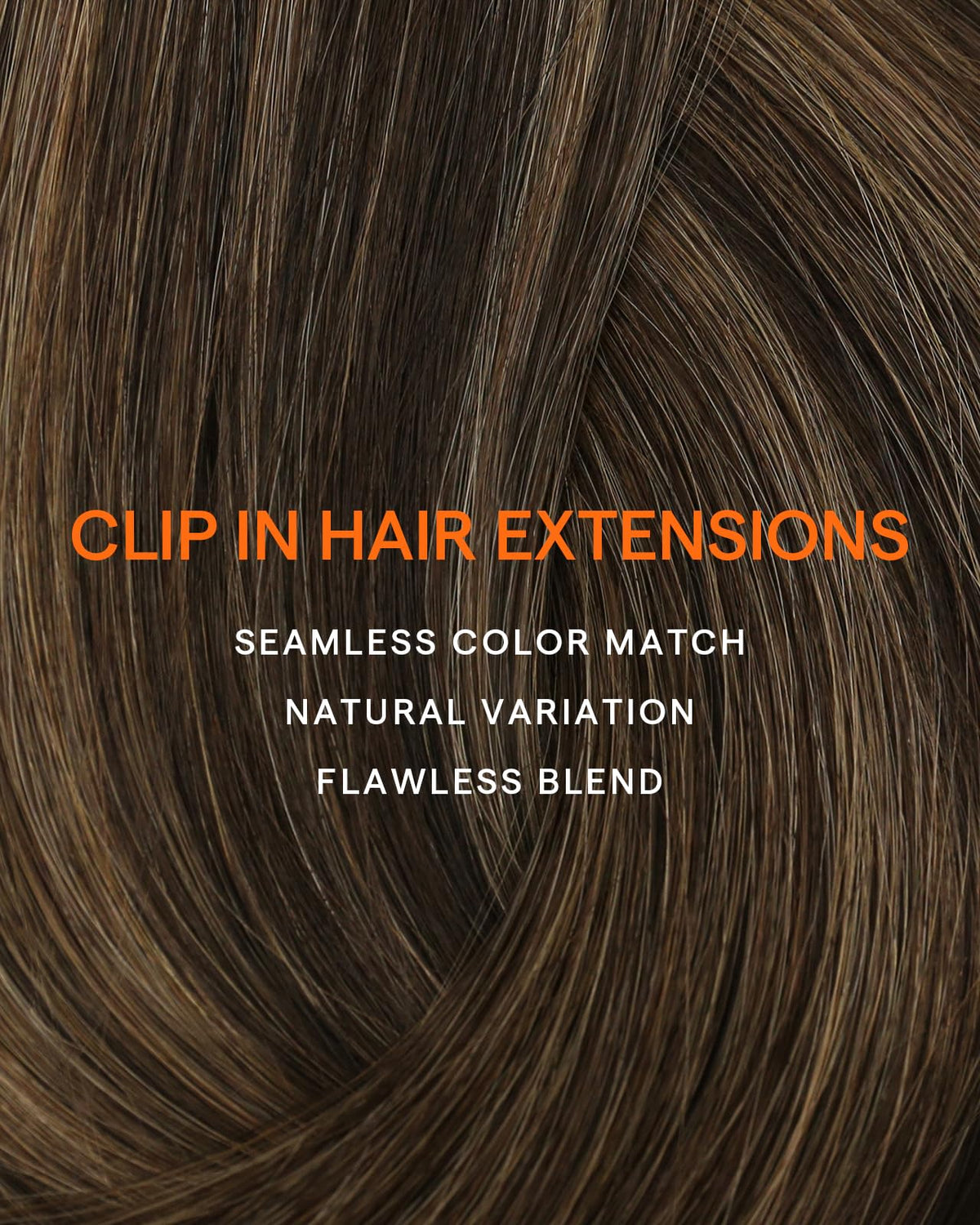 Full Shine Clip-in Hair Extensions in natural light