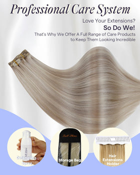 Full Shine Clip-In Hair Extensions in packaging
