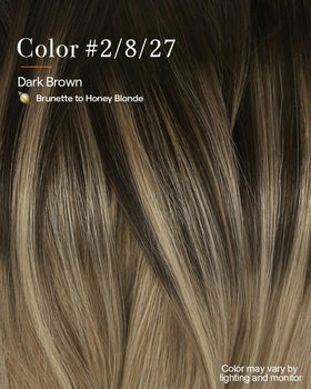 Full Shine Clip-In Hair Extensions in soft waves