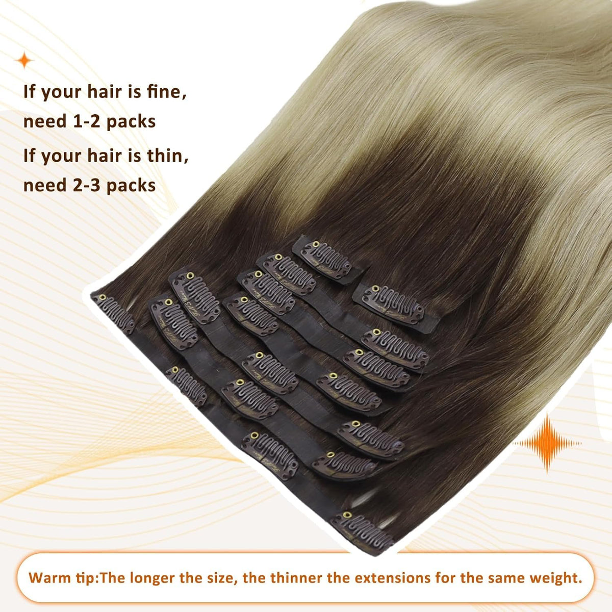 Full Shine clip-in hair extensions installation demonstration