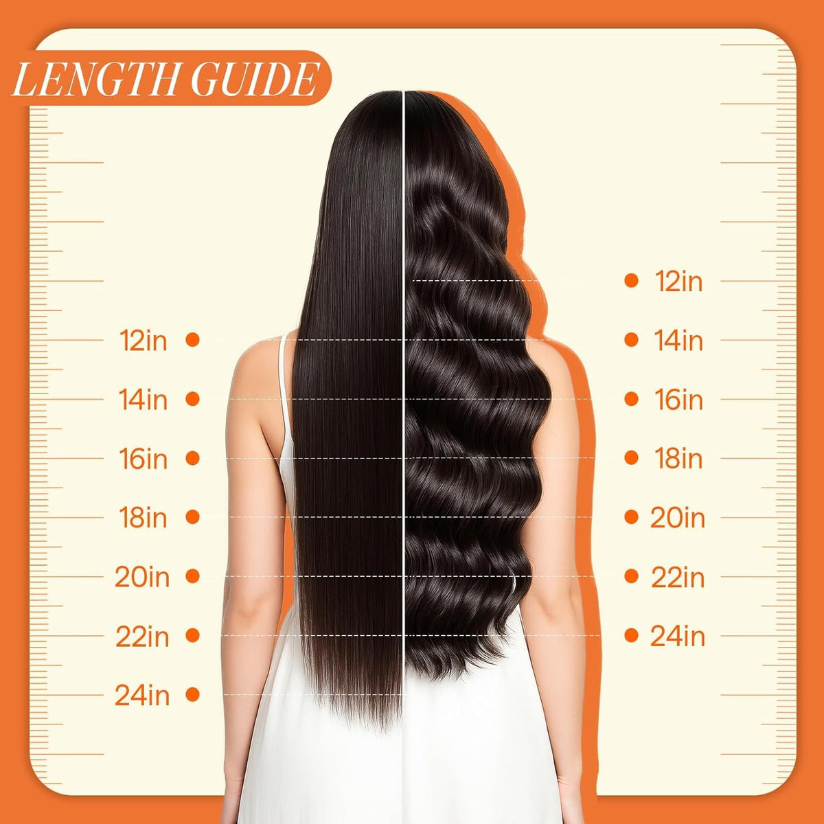 Full Shine Clip-In Hair Extensions layered for volume