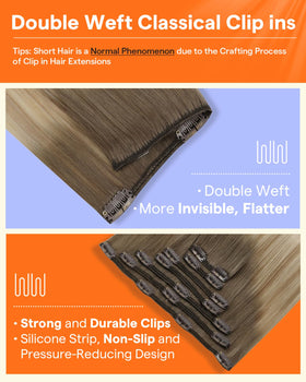 Full Shine Clip in Hair Extensions lifestyle scene
