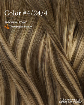 Full Shine clip-in hair extensions showing secure clips and stitching