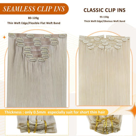 Full Shine Clip-in Hair Extensions styled in soft waves